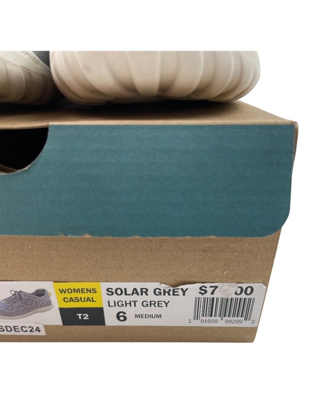 Jambu Sunny Lace-Up Casual Sneaker Light Gray Womens Size 6 - Picture 10 of 11